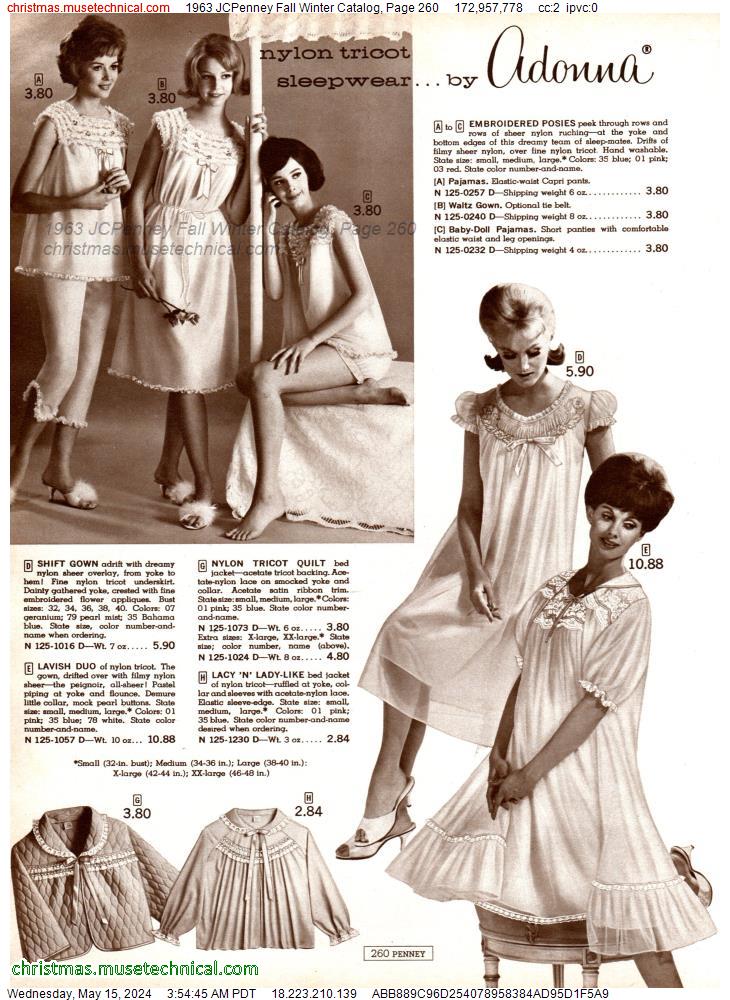 1963 JCPenney Fall Winter Catalog, Page 260
