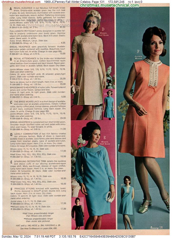 1969 JCPenney Fall Winter Catalog, Page 131