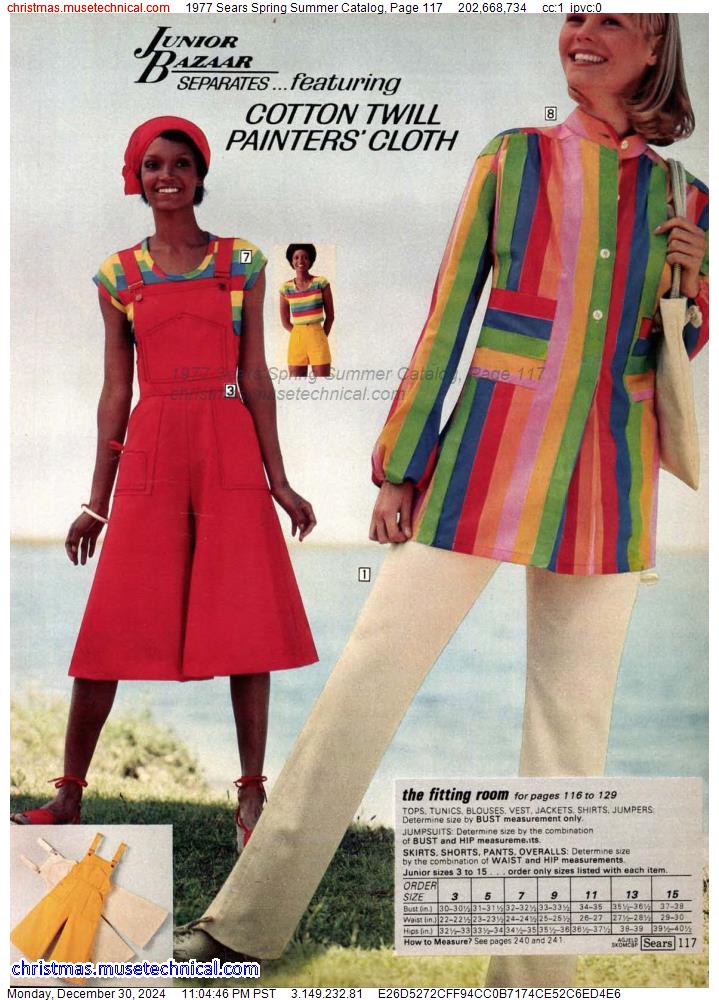 1977 Sears Spring Summer Catalog, Page 117