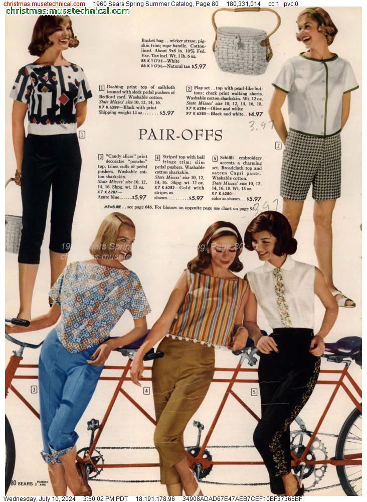 1960 Sears Spring Summer Catalog, Page 80 - Catalogs & Wishbooks