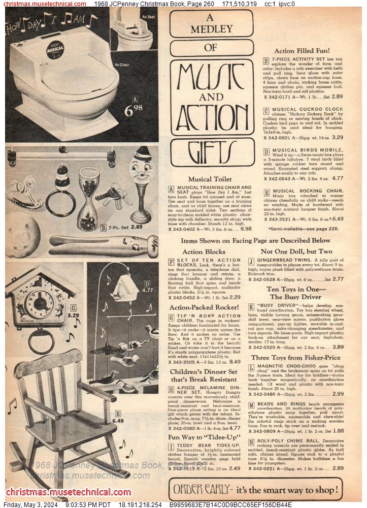 1968 JCPenney Christmas Book, Page 260