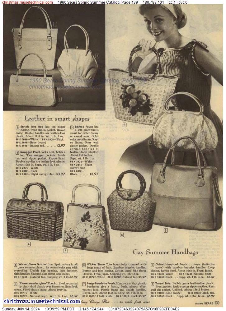 1960 Sears Spring Summer Catalog, Page 139