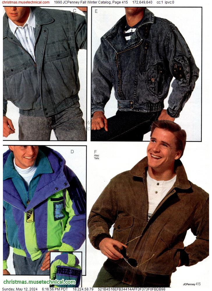 1990 JCPenney Fall Winter Catalog, Page 415