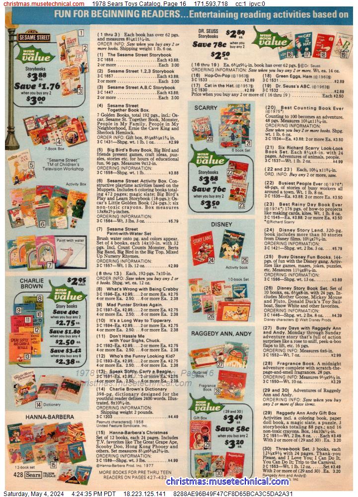 1978 Sears Toys Catalog, Page 16