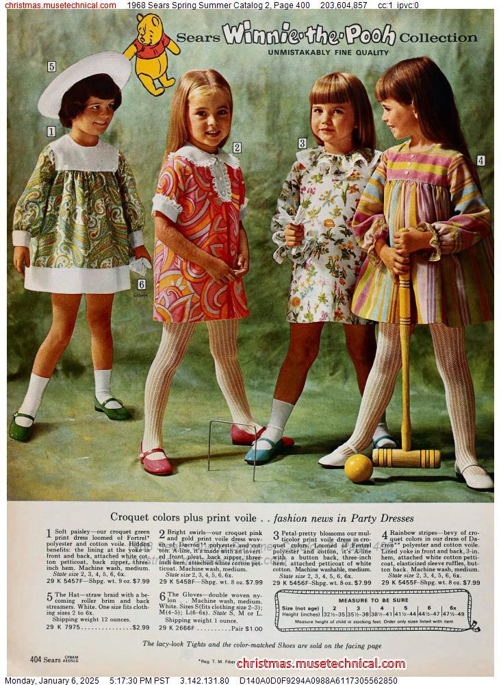 1968 Sears Spring Summer Catalog 2, Page 400