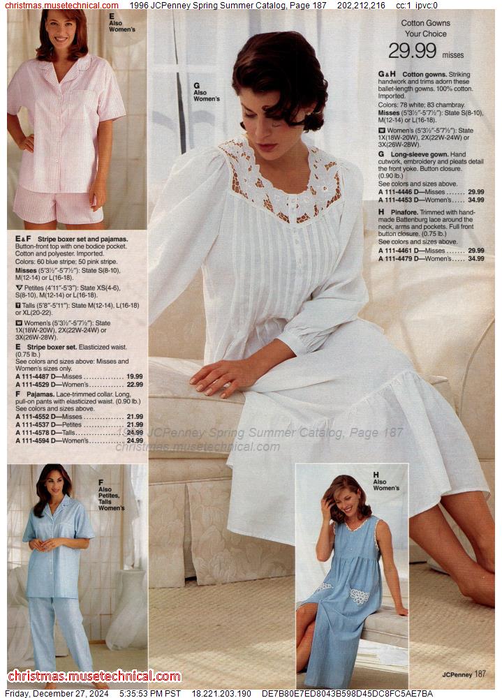 1996 JCPenney Spring Summer Catalog, Page 187