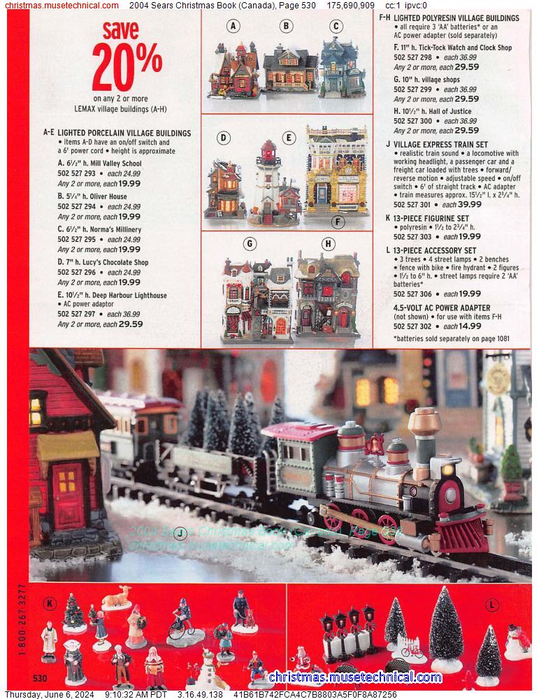 2004 Sears Christmas Book (Canada), Page 530