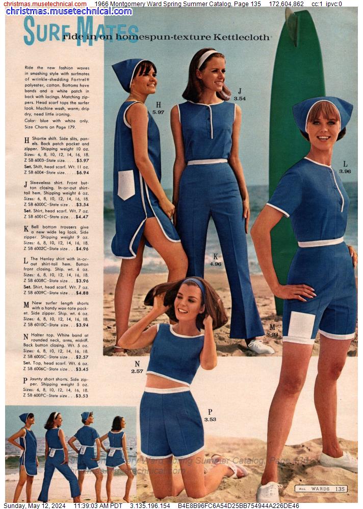 1966 Montgomery Ward Spring Summer Catalog, Page 135