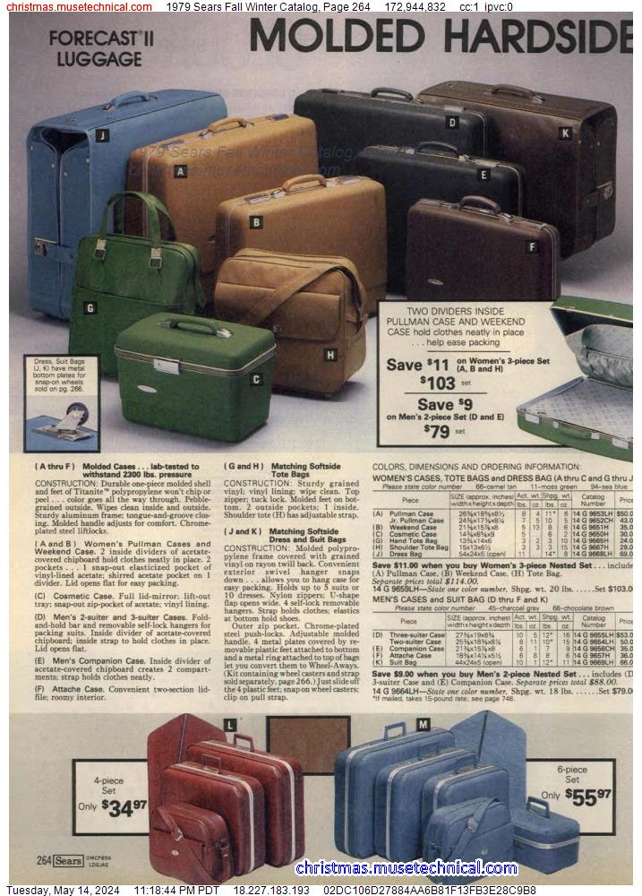 1979 Sears Fall Winter Catalog, Page 264