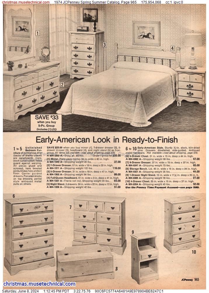 1974 JCPenney Spring Summer Catalog, Page 965