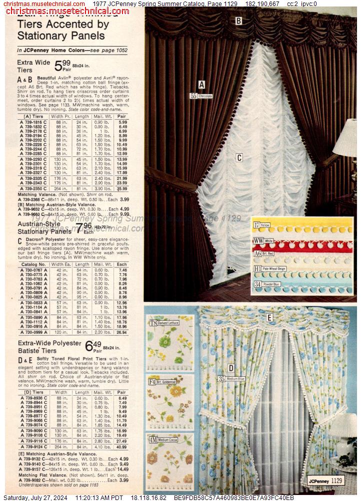 1977 JCPenney Spring Summer Catalog, Page 1129