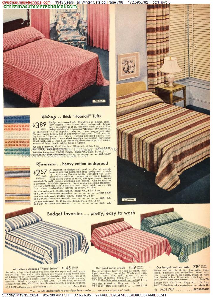 1943 Sears Fall Winter Catalog, Page 798