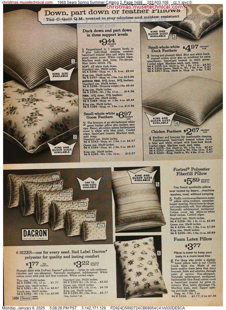 1968 Sears Spring Summer Catalog 2, Page 1488