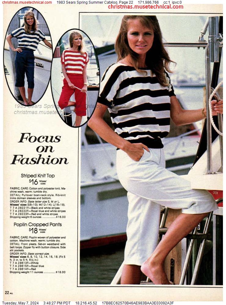 1983 Sears Spring Summer Catalog, Page 22
