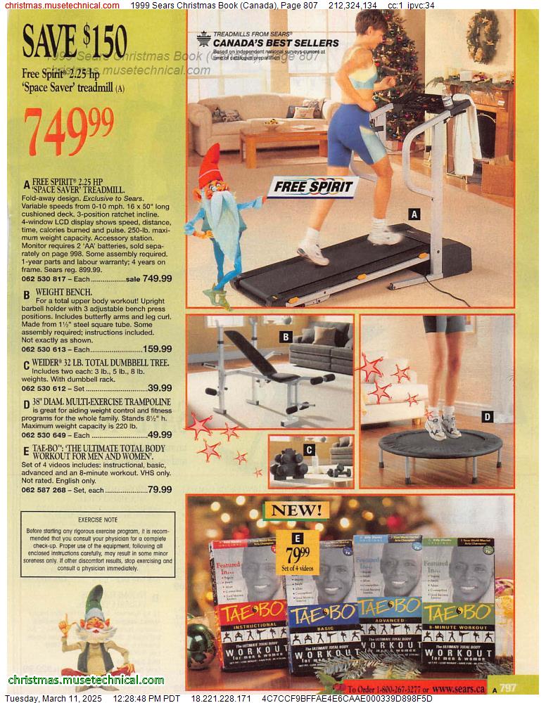 1999 Sears Christmas Book (Canada), Page 807