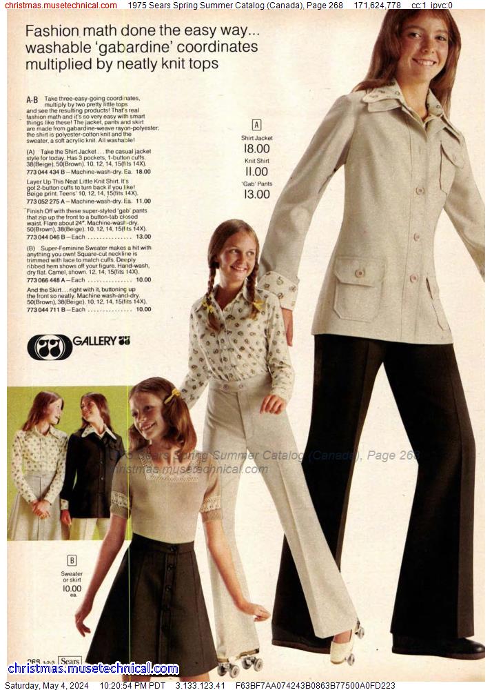 1975 Sears Spring Summer Catalog (Canada), Page 268