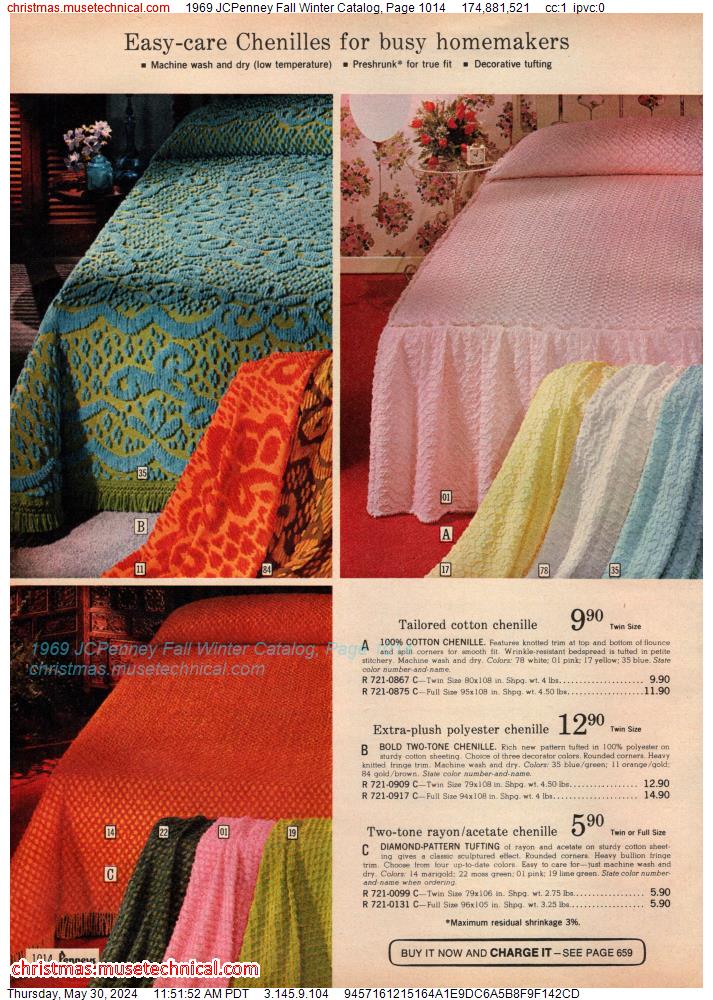 1969 JCPenney Fall Winter Catalog, Page 1014