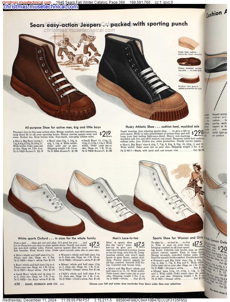 1946 Sears Fall Winter Catalog, Page 366