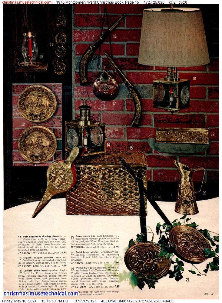 1970 Montgomery Ward Christmas Book, Page 15