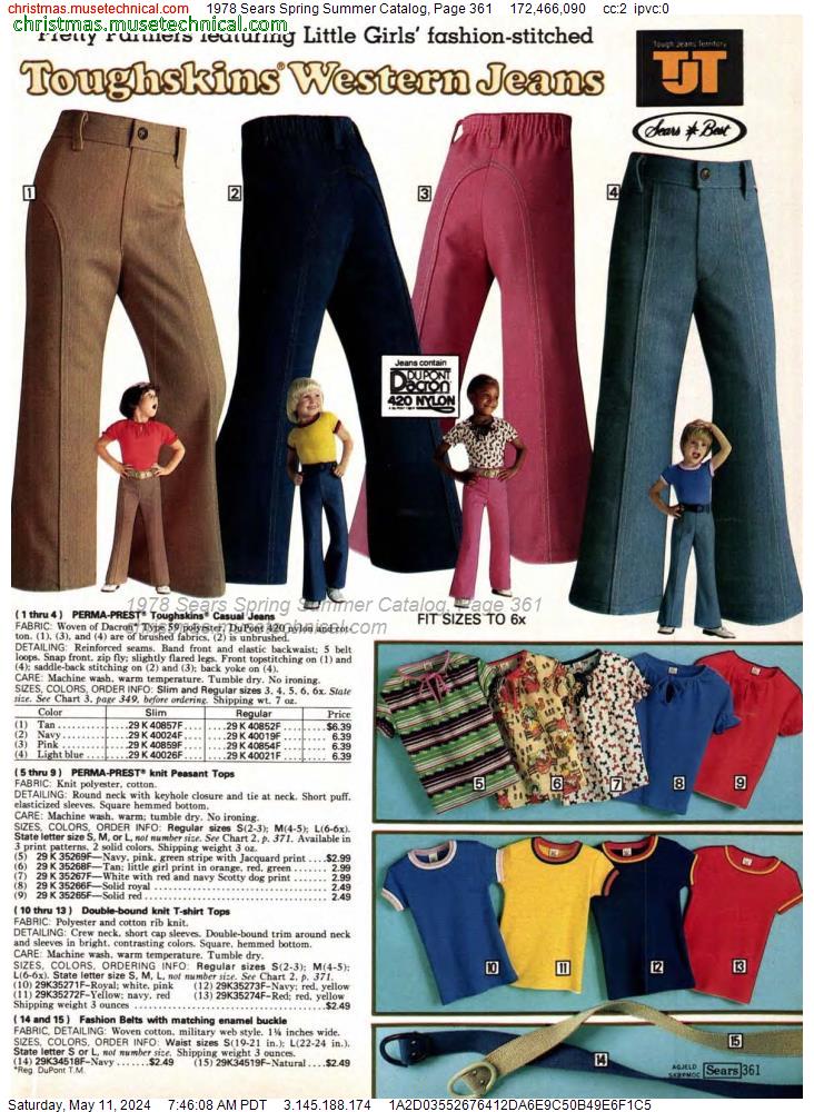 1978 Sears Spring Summer Catalog, Page 361