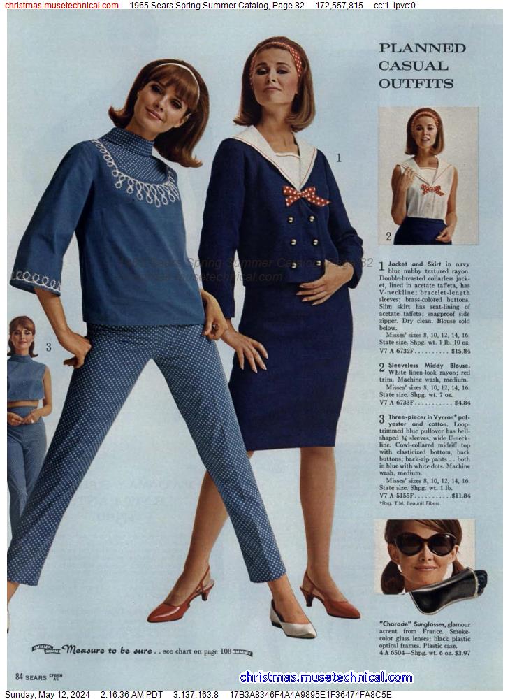 1965 Sears Spring Summer Catalog, Page 82