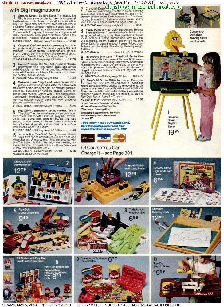 1981 JCPenney Christmas Book, Page 449