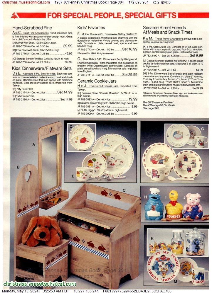 1987 JCPenney Christmas Book, Page 304