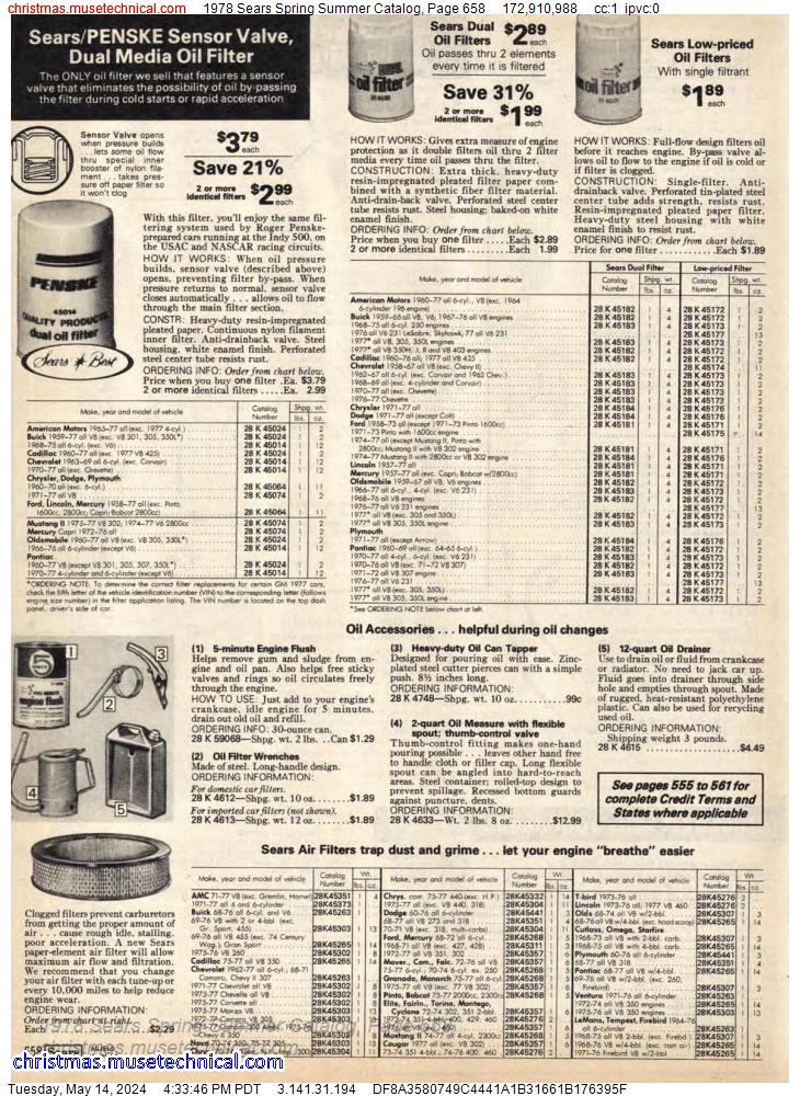 1978 Sears Spring Summer Catalog, Page 658