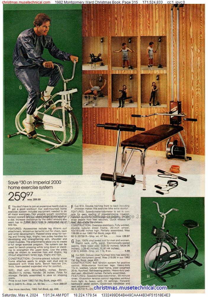 1982 Montgomery Ward Christmas Book, Page 315