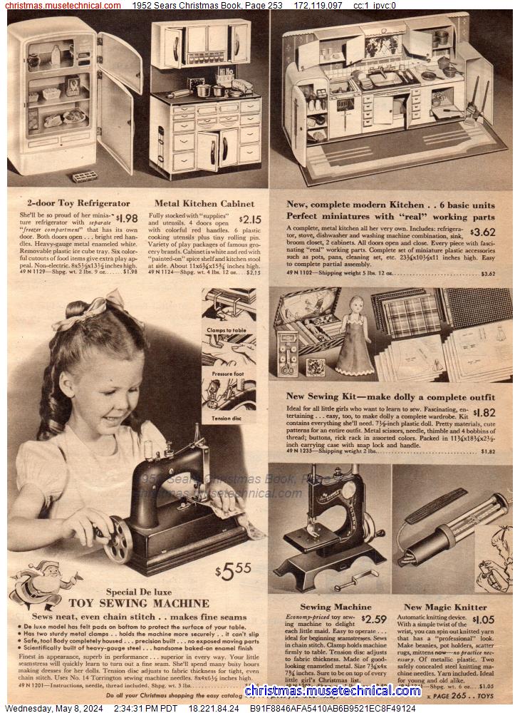 1952 Sears Christmas Book, Page 253