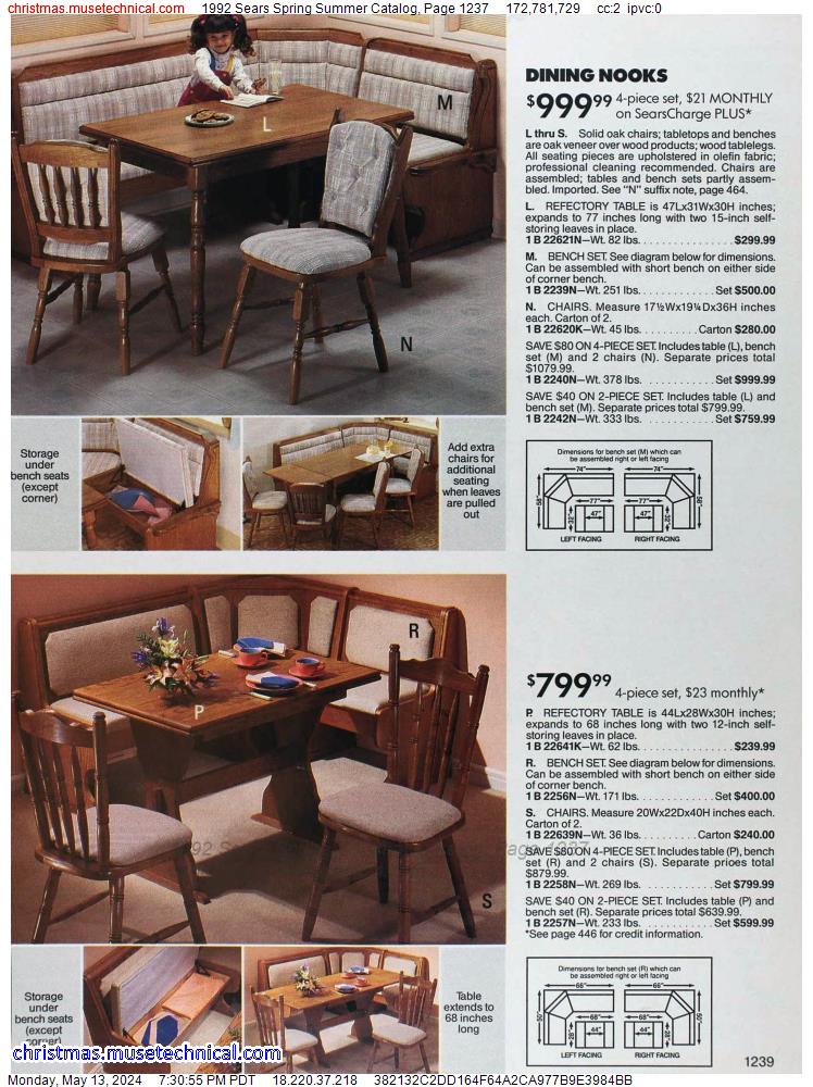 1992 Sears Spring Summer Catalog, Page 1237