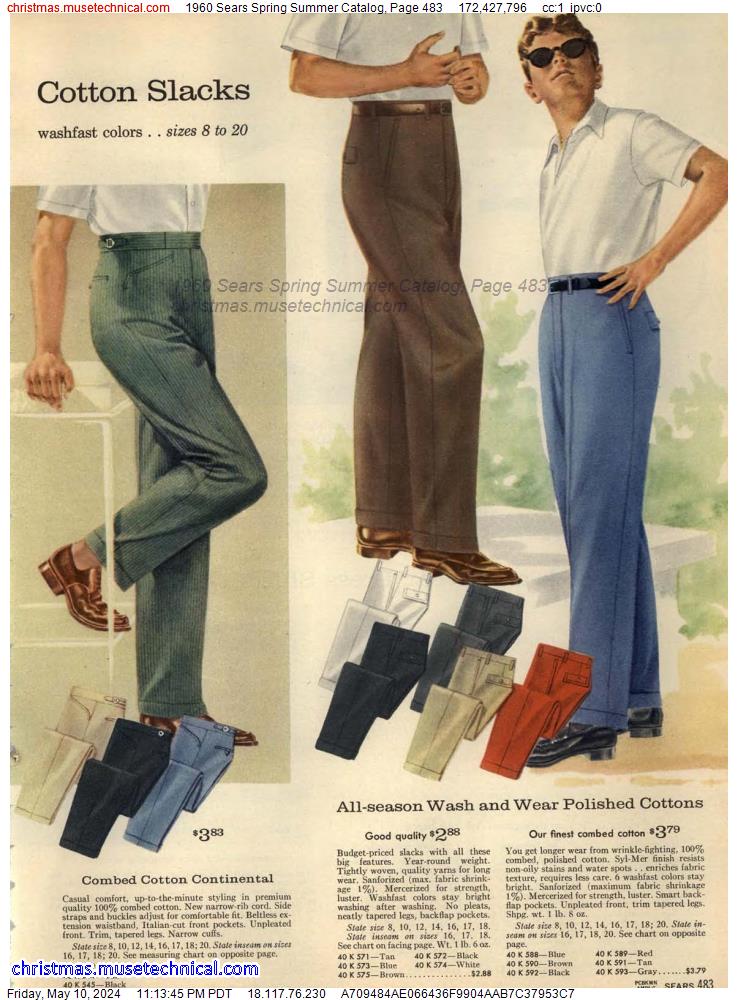 1960 Sears Spring Summer Catalog, Page 483