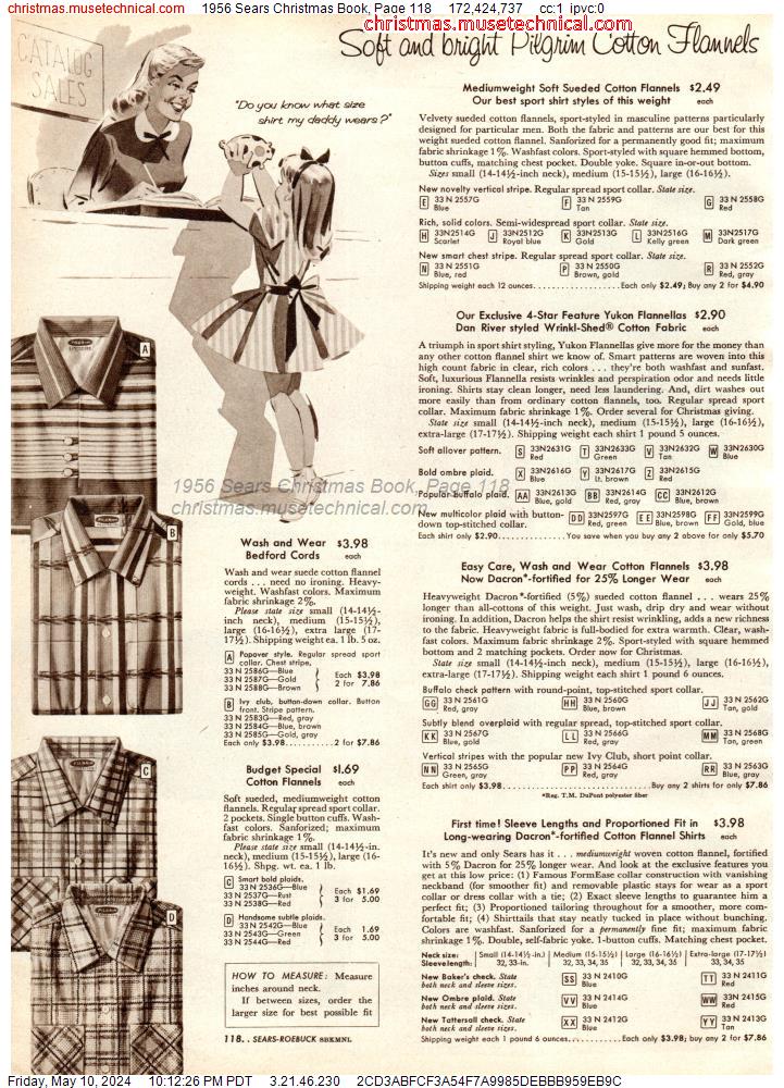 1956 Sears Christmas Book, Page 118