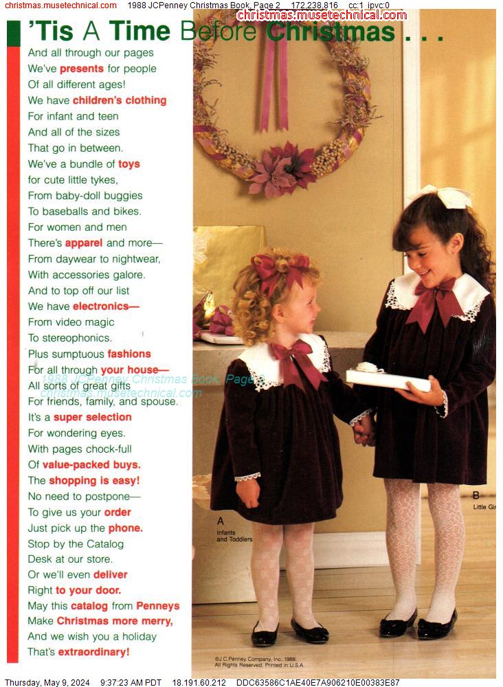 1988 JCPenney Christmas Book, Page 2