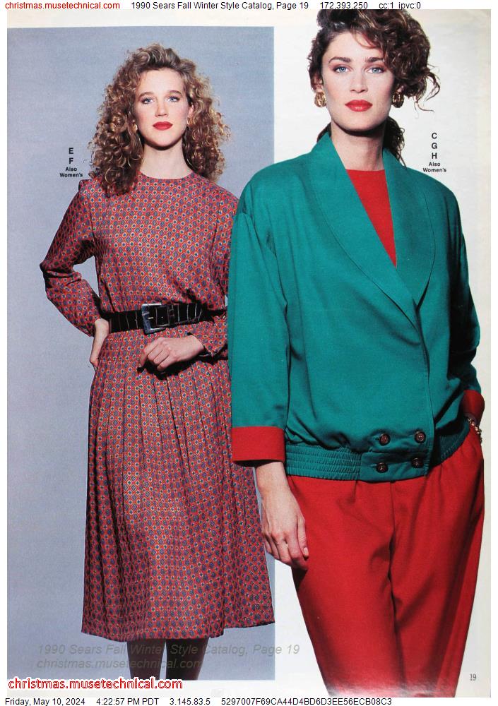 1990 Sears Fall Winter Style Catalog, Page 19