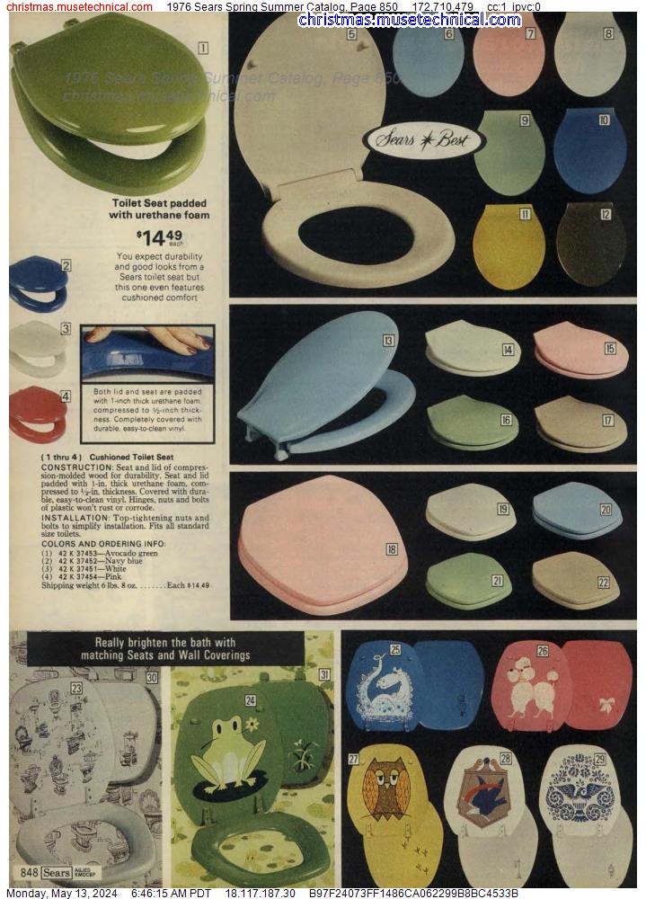 1976 Sears Spring Summer Catalog, Page 850