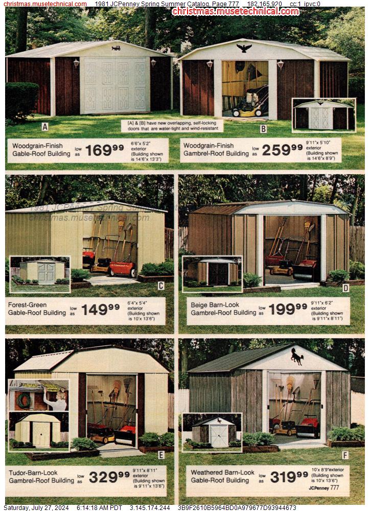 1981 JCPenney Spring Summer Catalog, Page 777