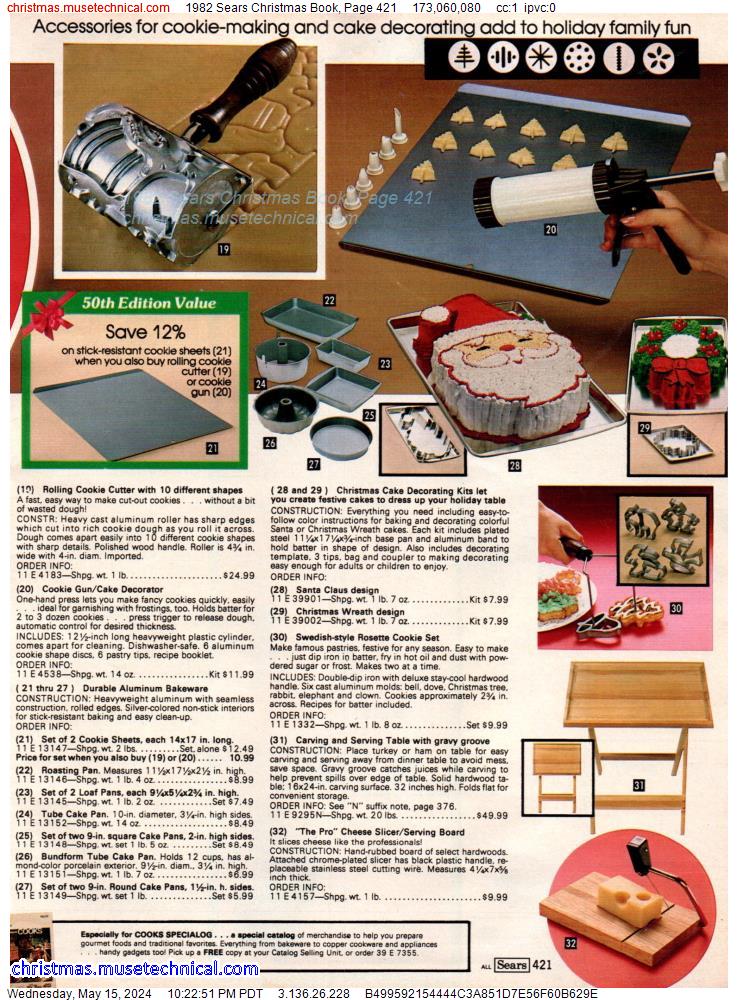 1982 Sears Christmas Book, Page 421