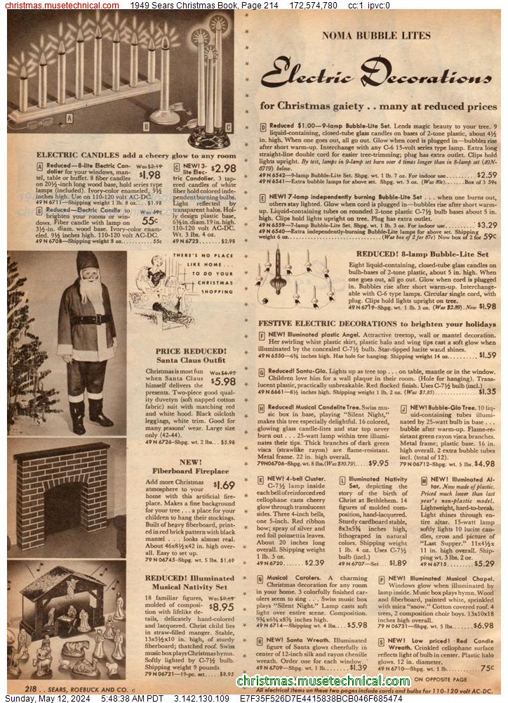 1949 Sears Christmas Book, Page 214