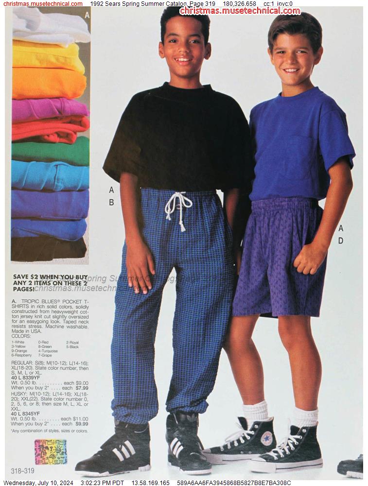 1992 Sears Spring Summer Catalog, Page 319