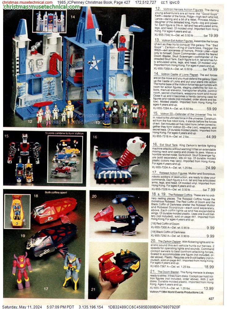1985 JCPenney Christmas Book, Page 427