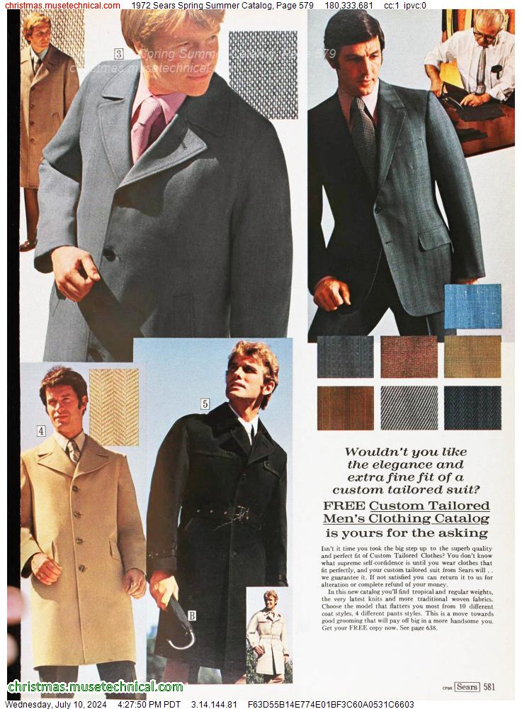 1972 Sears Spring Summer Catalog, Page 579