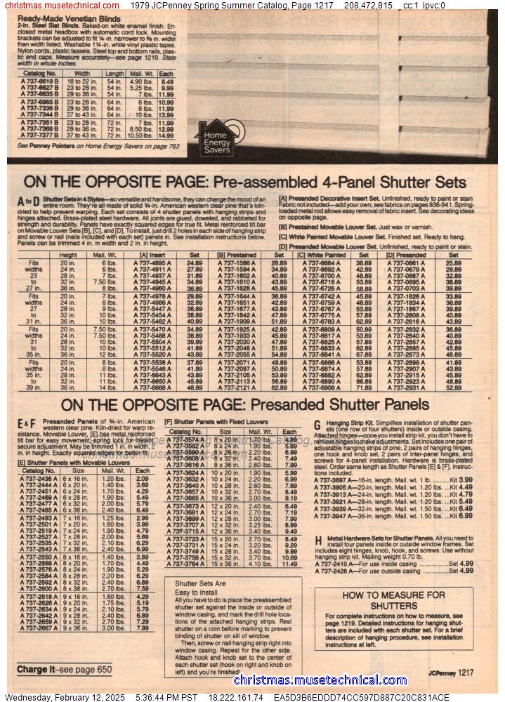 1979 JCPenney Spring Summer Catalog, Page 1217