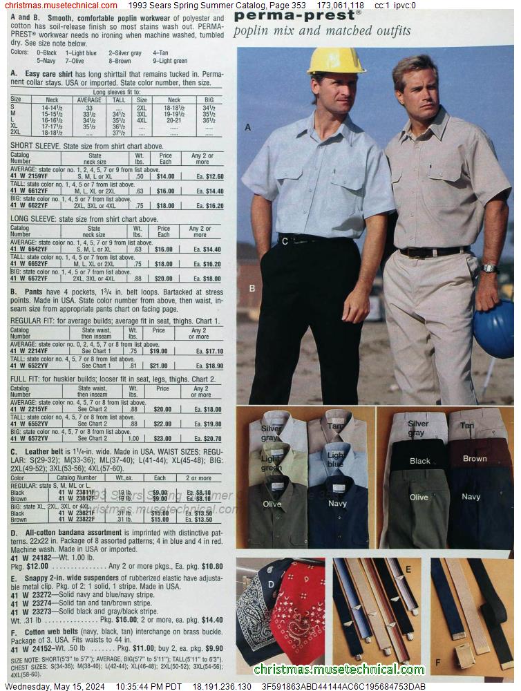 1993 Sears Spring Summer Catalog, Page 353