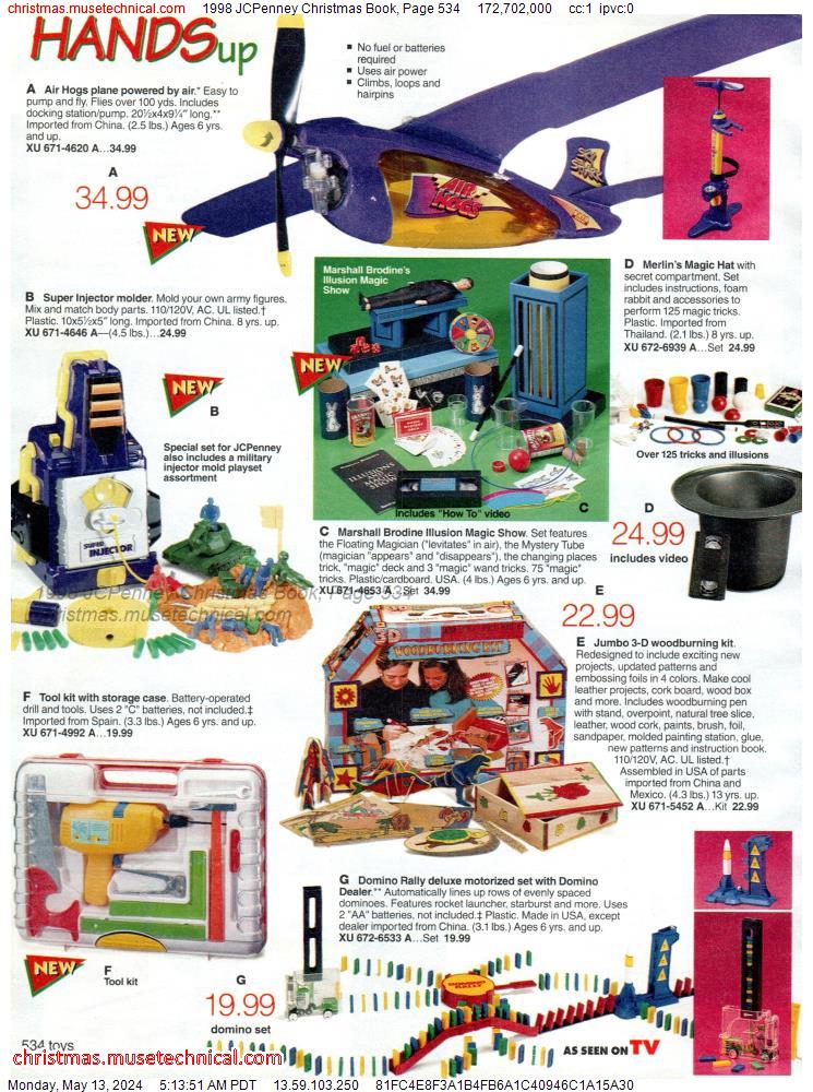 1998 JCPenney Christmas Book, Page 534