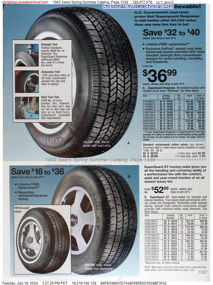 1993 Sears Spring Summer Catalog, Page 1336