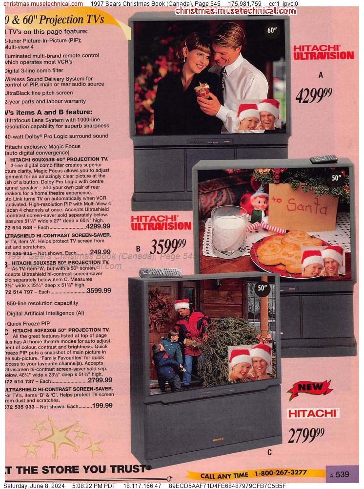 1997 Sears Christmas Book (Canada), Page 545