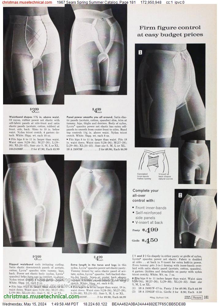 1967 Sears Spring Summer Catalog, Page 181