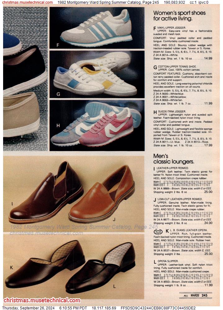 1982 Montgomery Ward Spring Summer Catalog, Page 245