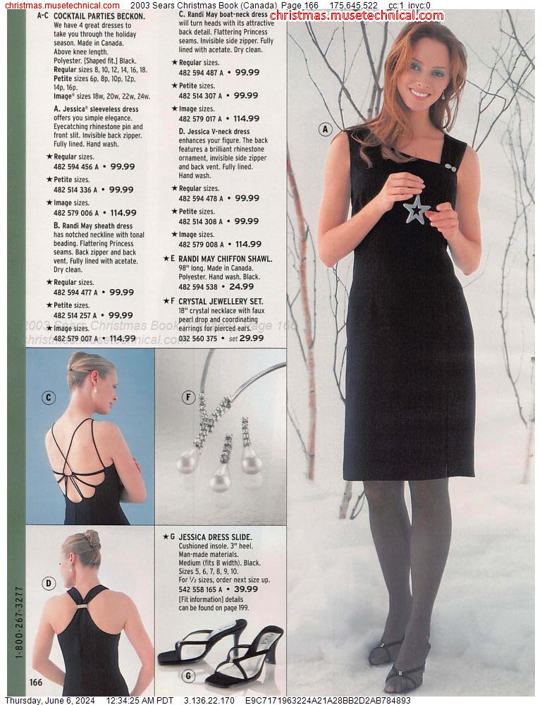 2003 Sears Christmas Book (Canada), Page 166